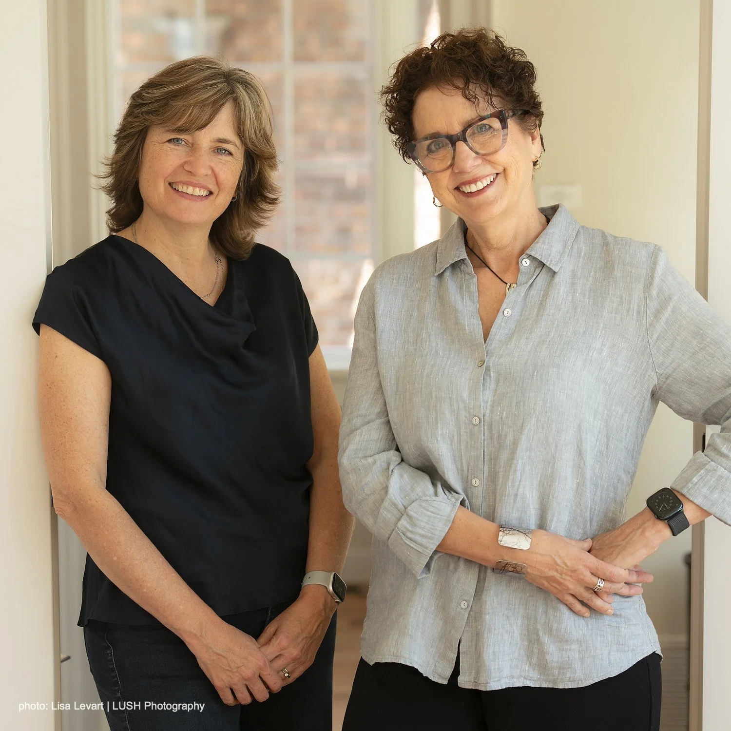 Carole Perry and Robin Lawson
